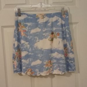 SHEIN angels in the sky mini skirt